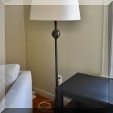 D18. Metal floor lamp. 64”h 